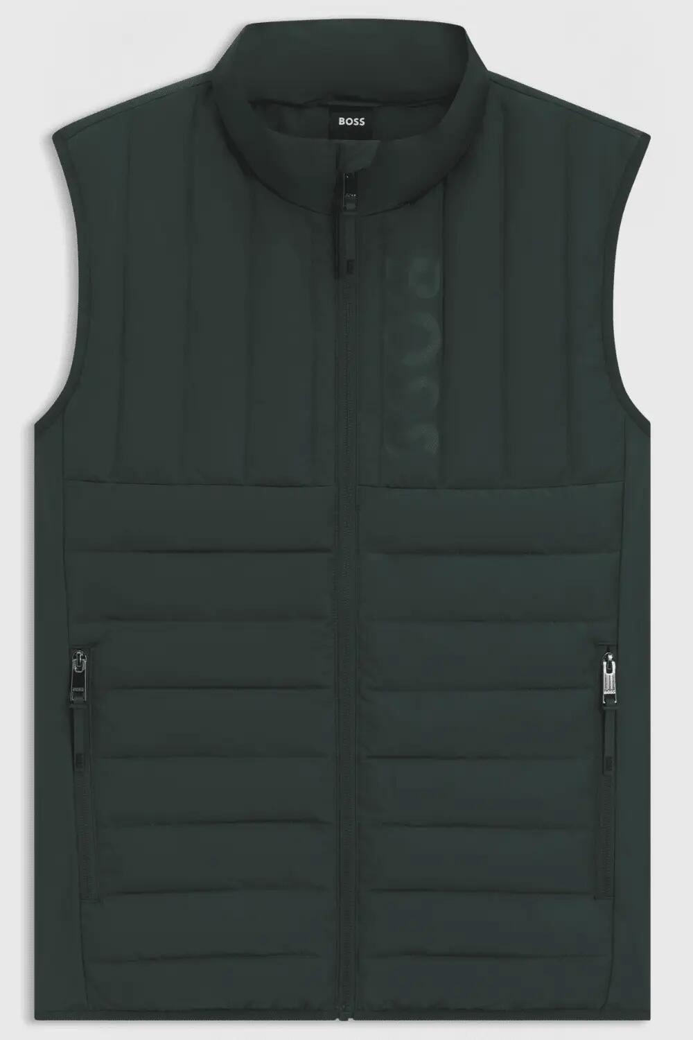 Boss Equestrian Ruben Light Puffer Vest Heren Zwart - 5/7