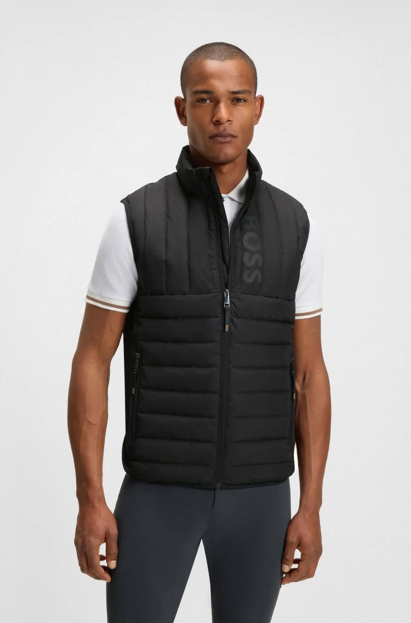 Boss Equestrian Ruben Light Puffer Vest Heren Zwart - 3/7