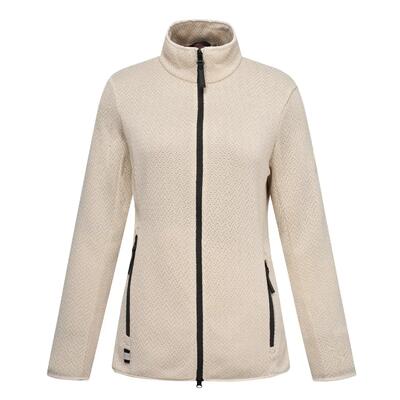 Dames elzie fleece met volledige ritssluiting
