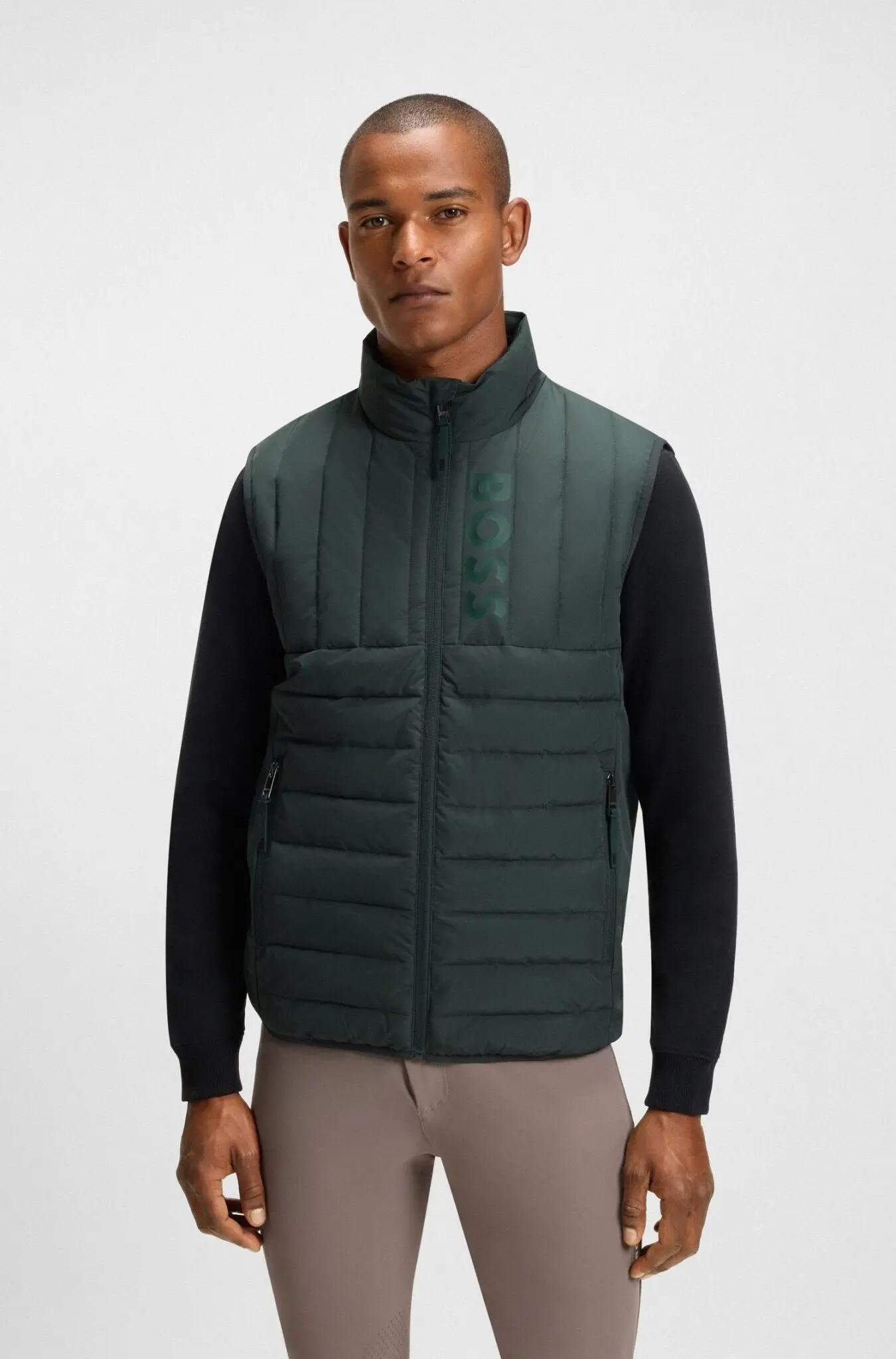 Boss Equestrian Ruben Light Puffer Vest Heren Zwart - 2/7