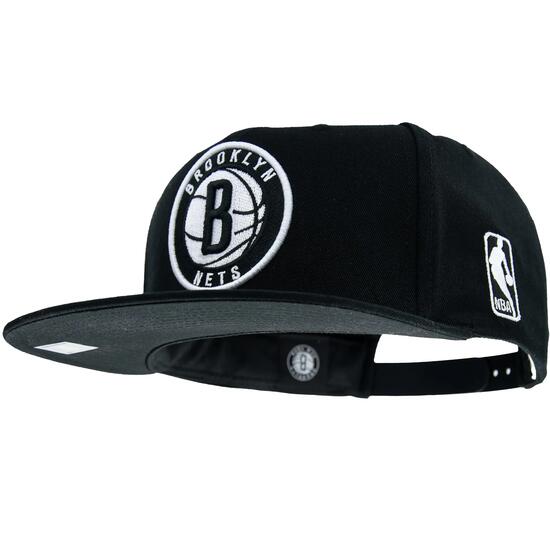 NBA Casquette de baseball à visière plate Snapback - Brooklyn Nets, réglable