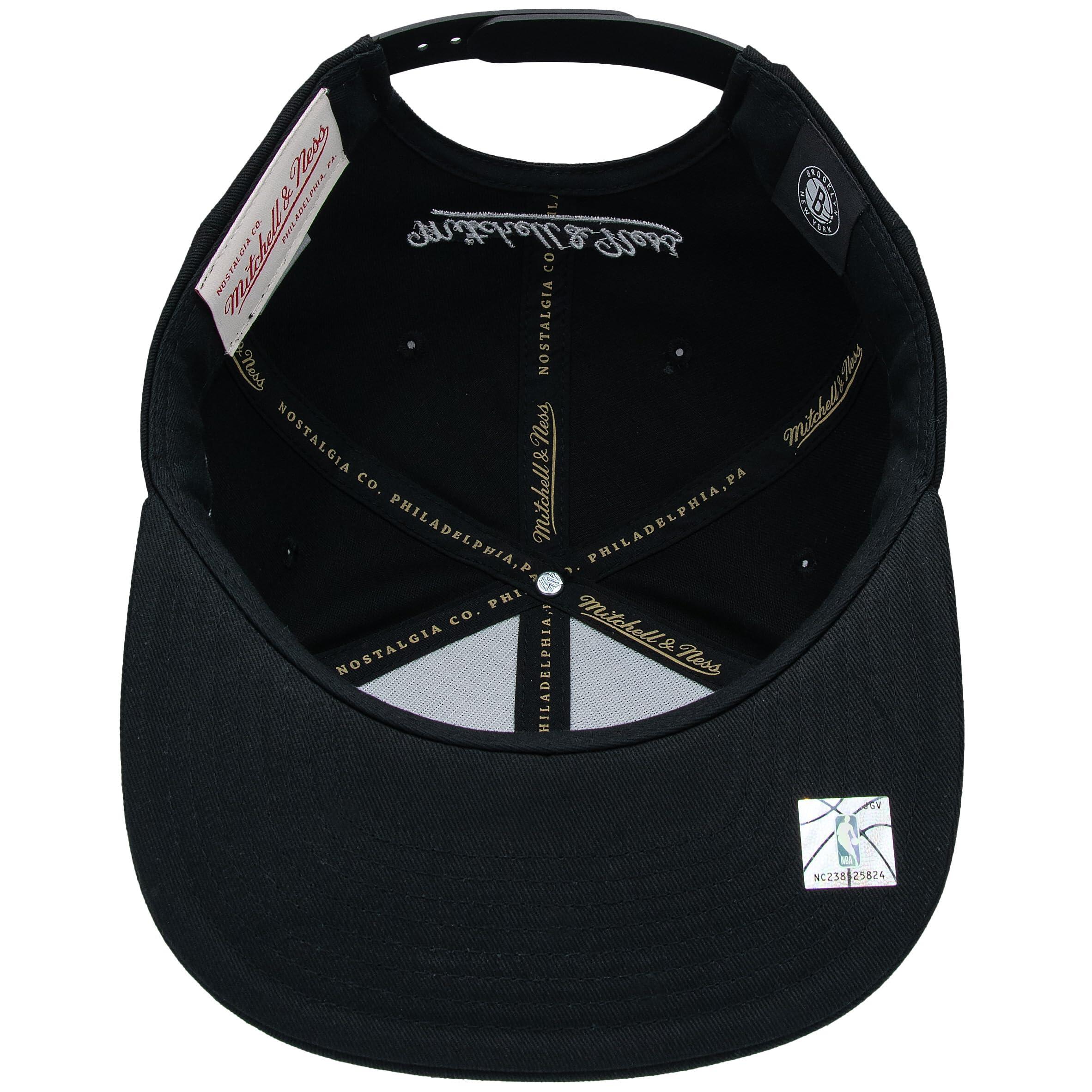 NBA Casquette de baseball à visière plate Snapback - Brooklyn Nets, réglable 5/5