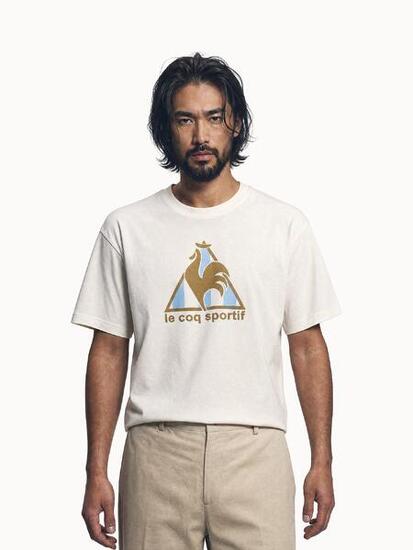 T-shirt relax Le Coq Sportif x Maradona en jersey de coton LCS CUP