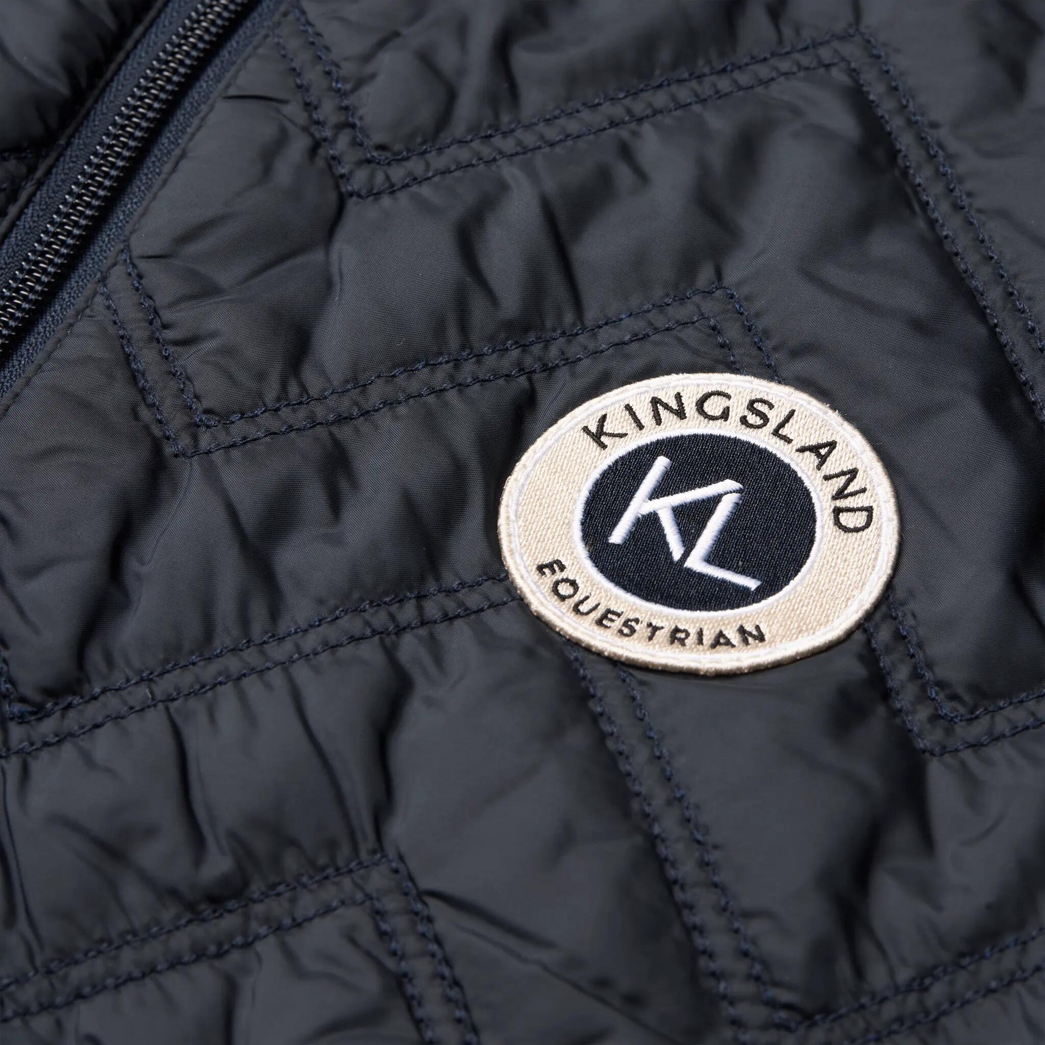 Kingsland Klledger Heren Gewatteerde Rijjas Blauw - 4/5