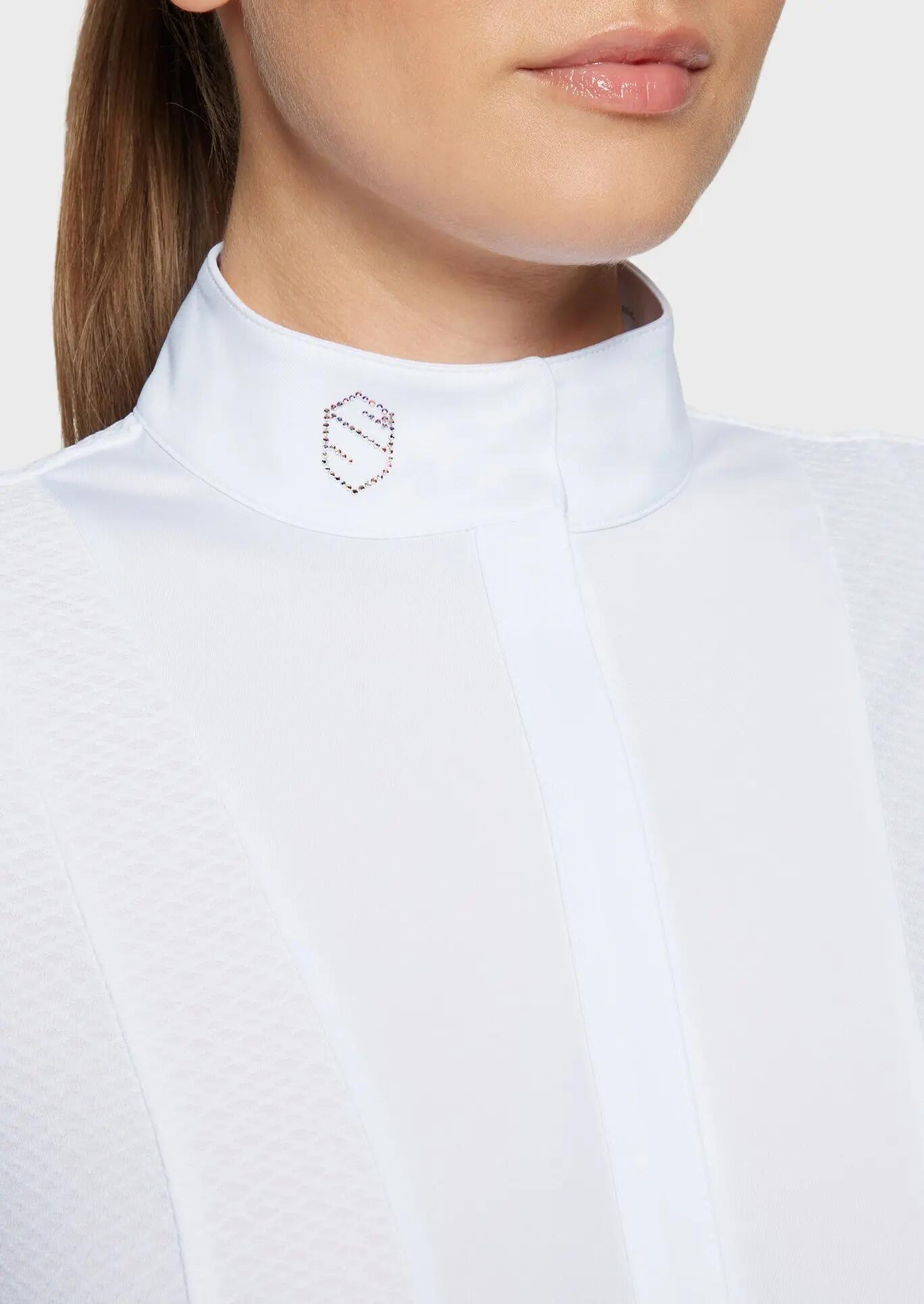 Samshield Marina Wedstrijdshirt Lange Mouwen Dames Wit - 3/3