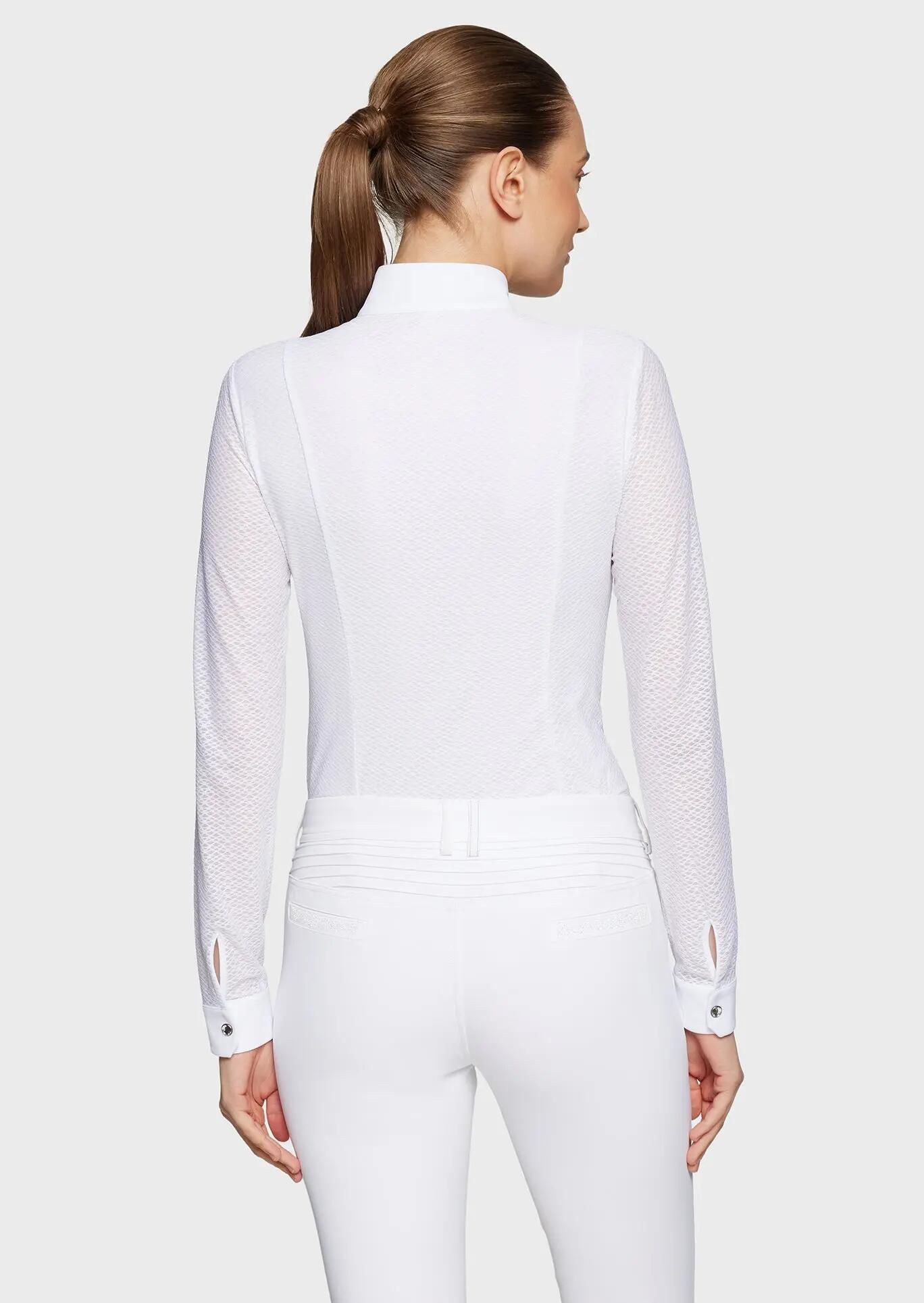 Samshield Marina Wedstrijdshirt Lange Mouwen Dames Wit - 2/3