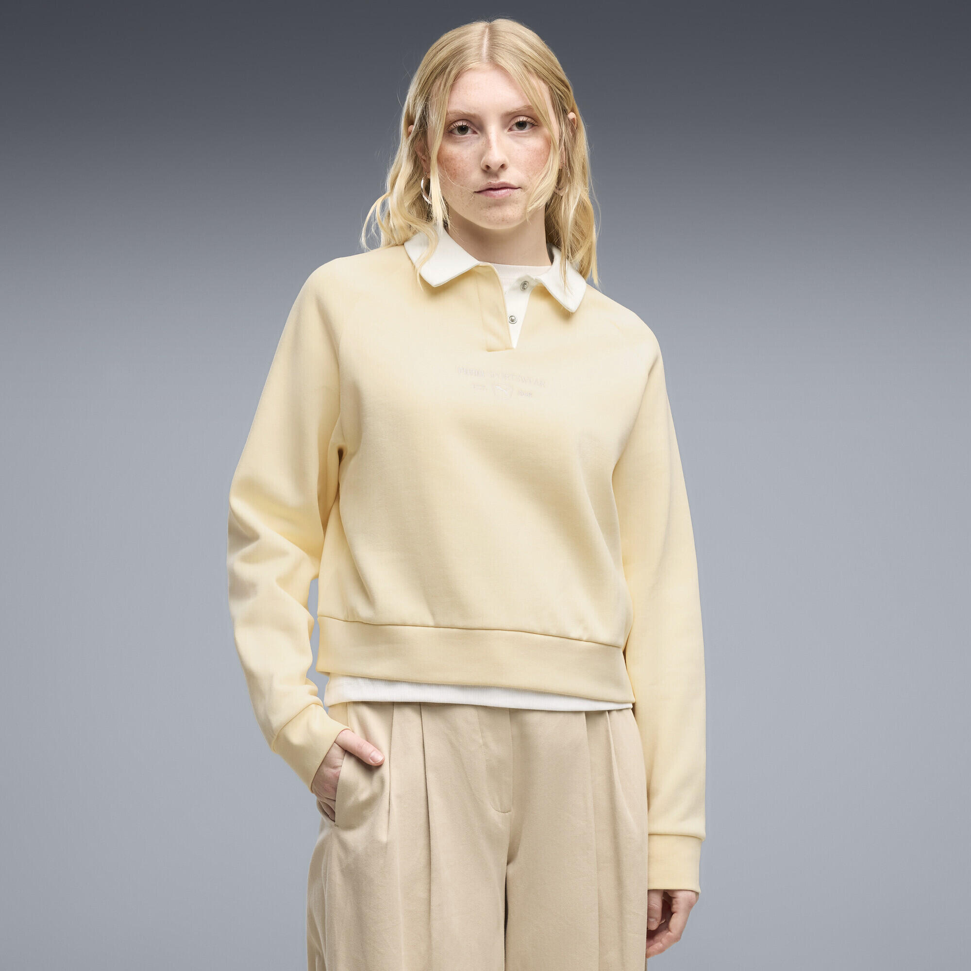 Polo décontracté en polaire à manches longues PUMA Class Femme PUMA 2/6