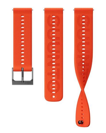 22 ATH6 Silicone Strap Coral Orange S+M