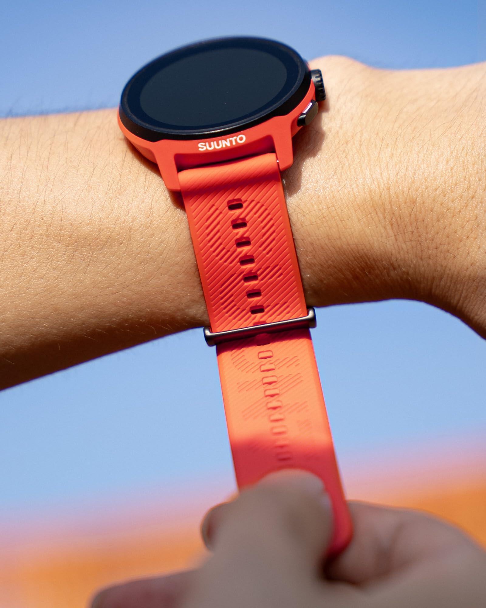 22 ATH6 Silicone Strap Coral Orange S+M 3/6
