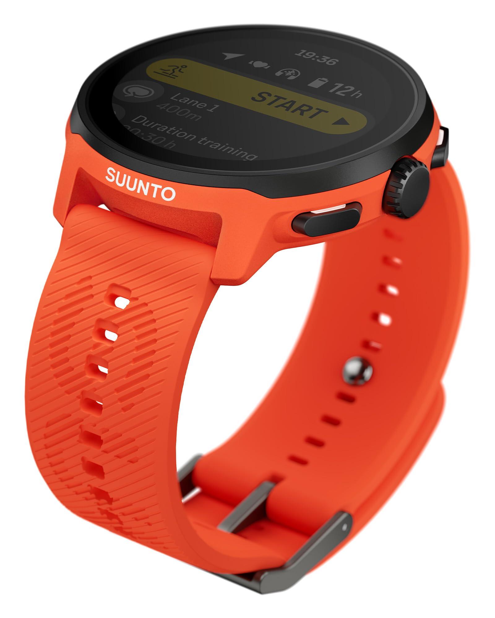 22 ATH6 Silicone Strap Coral Orange S+M 2/6