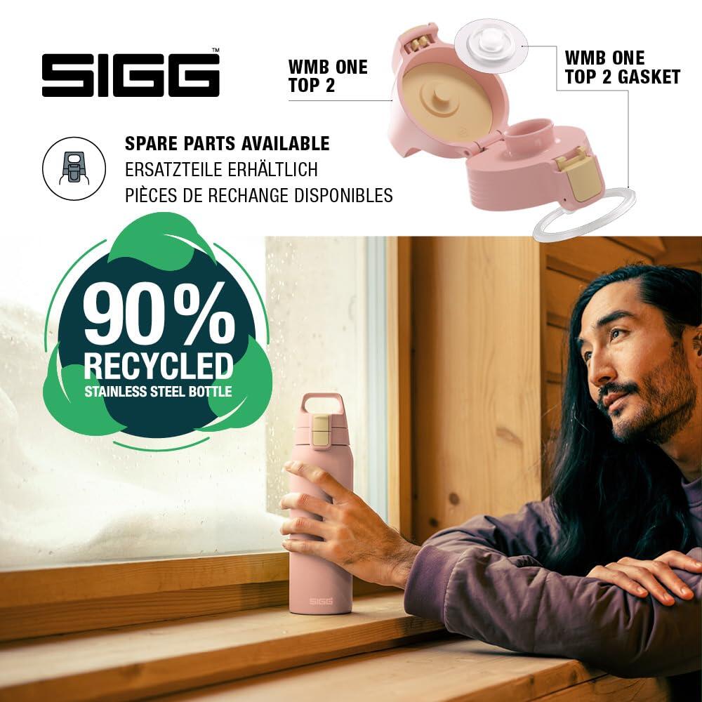 Gourde en acier inoxydable - Shield ONE Peach - Convient pour les boissons 4/6