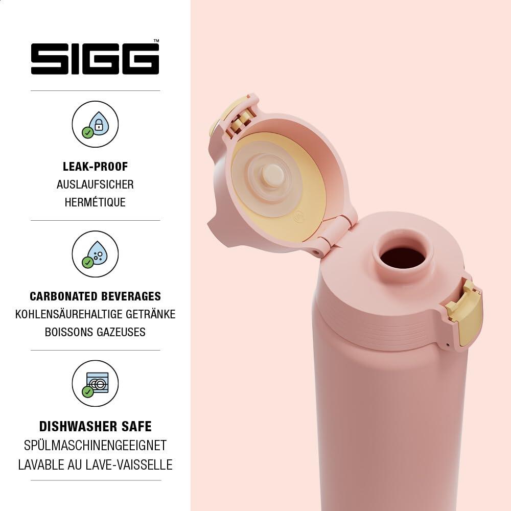 Gourde en acier inoxydable - Shield ONE Peach - Convient pour les boissons 2/6