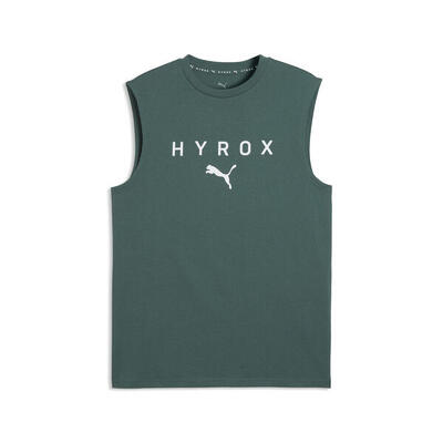 Puma x hyrox afgeknipte tanktop voor heren puma