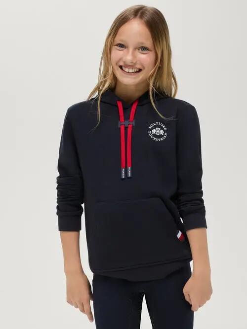 Tommy Hilfiger Equestrian Laguna Hoodie Kids Zwart - 3/7
