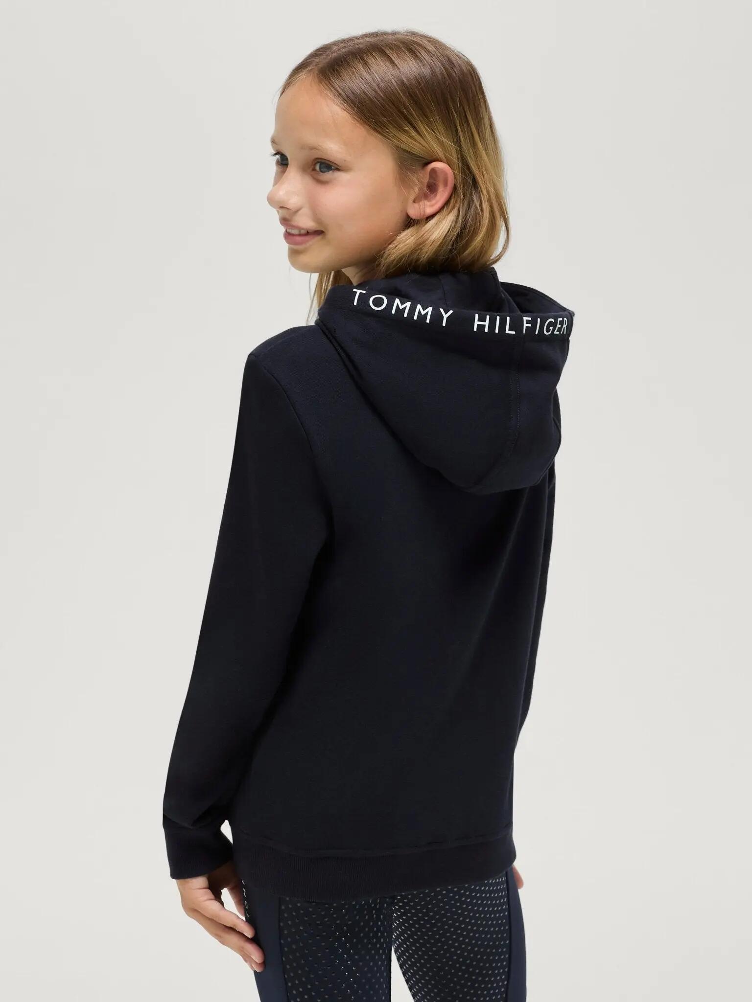 Tommy Hilfiger Equestrian Laguna Hoodie Kids Zwart - 2/7