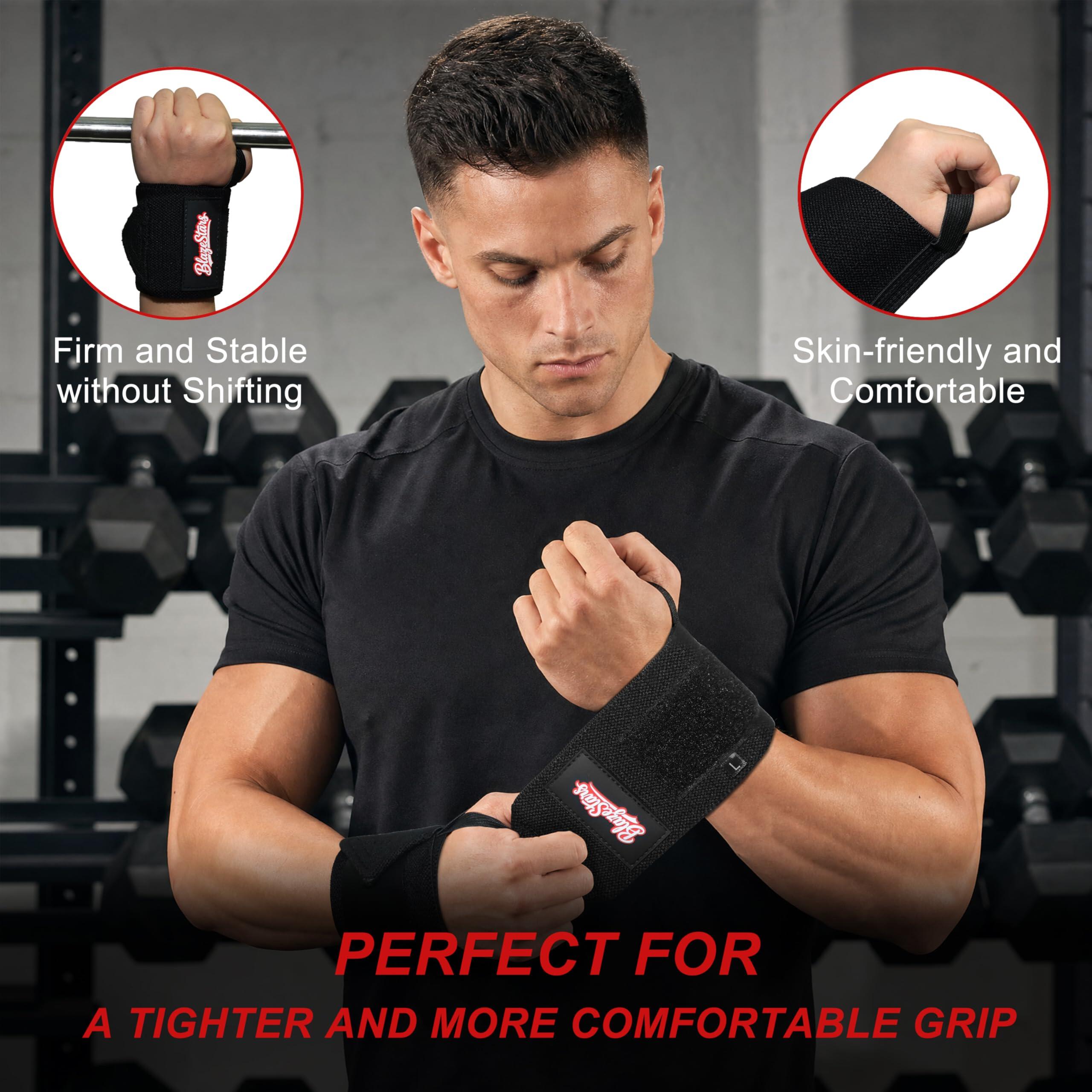 Bandes de Poignet Haltérophilie Femmes Hommes Musculation Poignet Bandes en 5/7