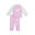 Șort copii regular fit, Minicats Essentials Raglan Crew Set, gri și negru PUMA