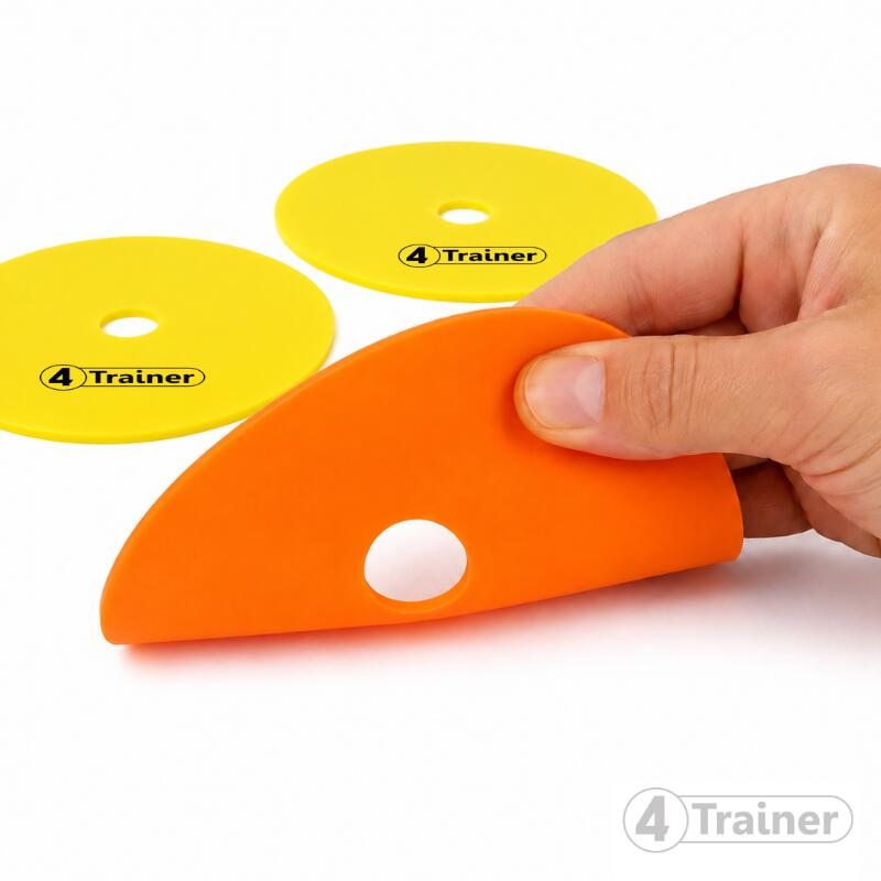 DISQUES DE MARQUAGE SOUPLES - Lot de 20 - 15cm - 2 Couleurs - 4TRAINER 4/12
