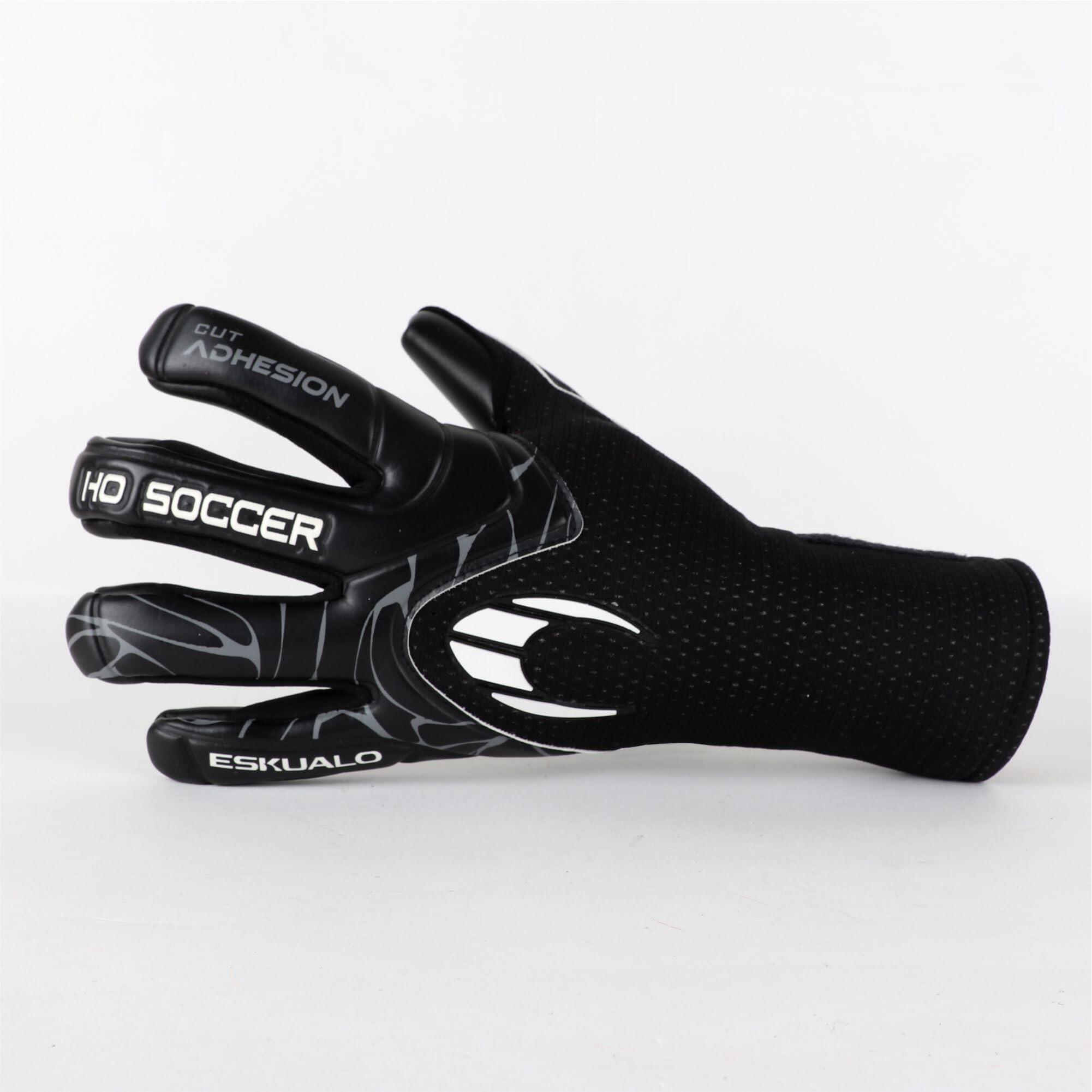 Eskualo Blackout Gants de Gardien de But Unisexe pour Enfant Noir 6 2/7