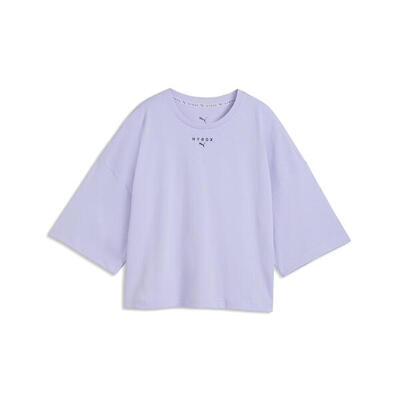 Puma x hyrox kort lifestyle-t-shirt voor dames puma
