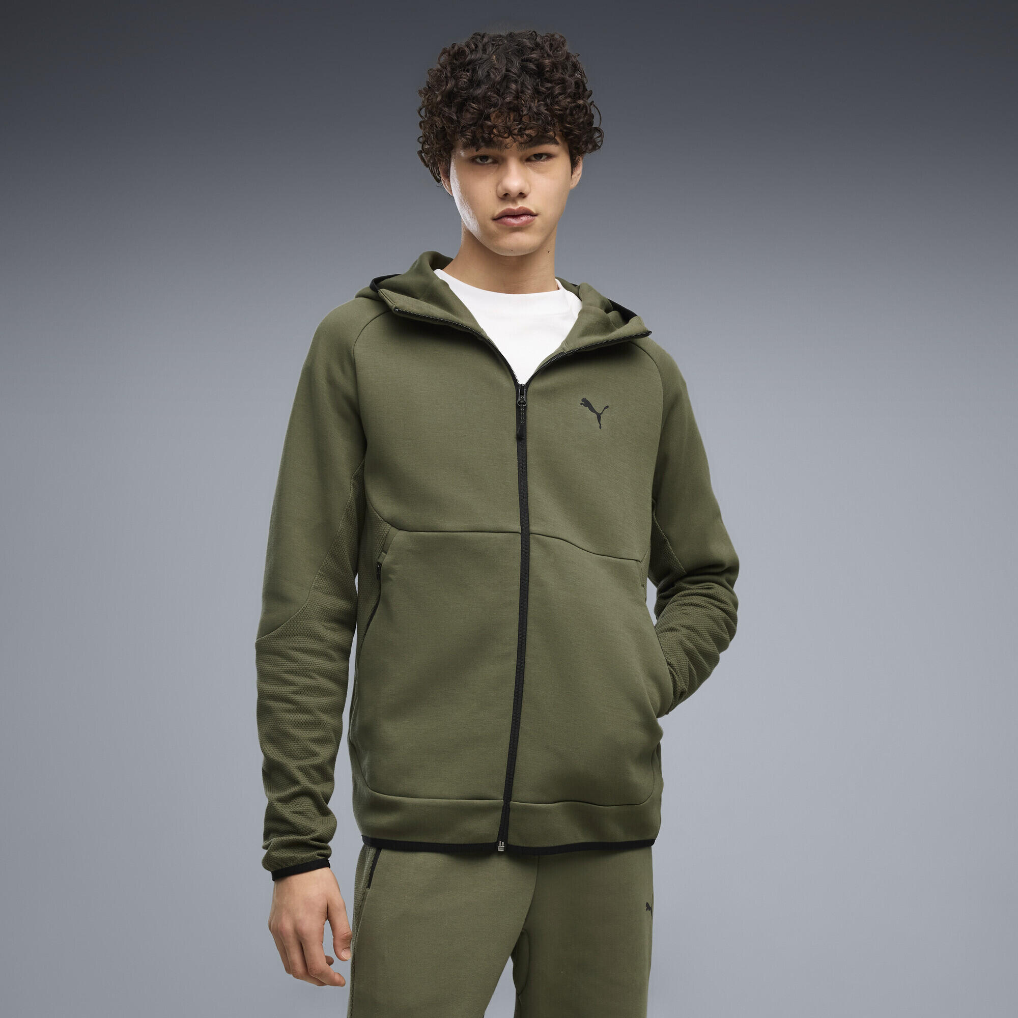 PUMATECH Elevated Slim Full-Zip Hoodie Men PUMA 2/5