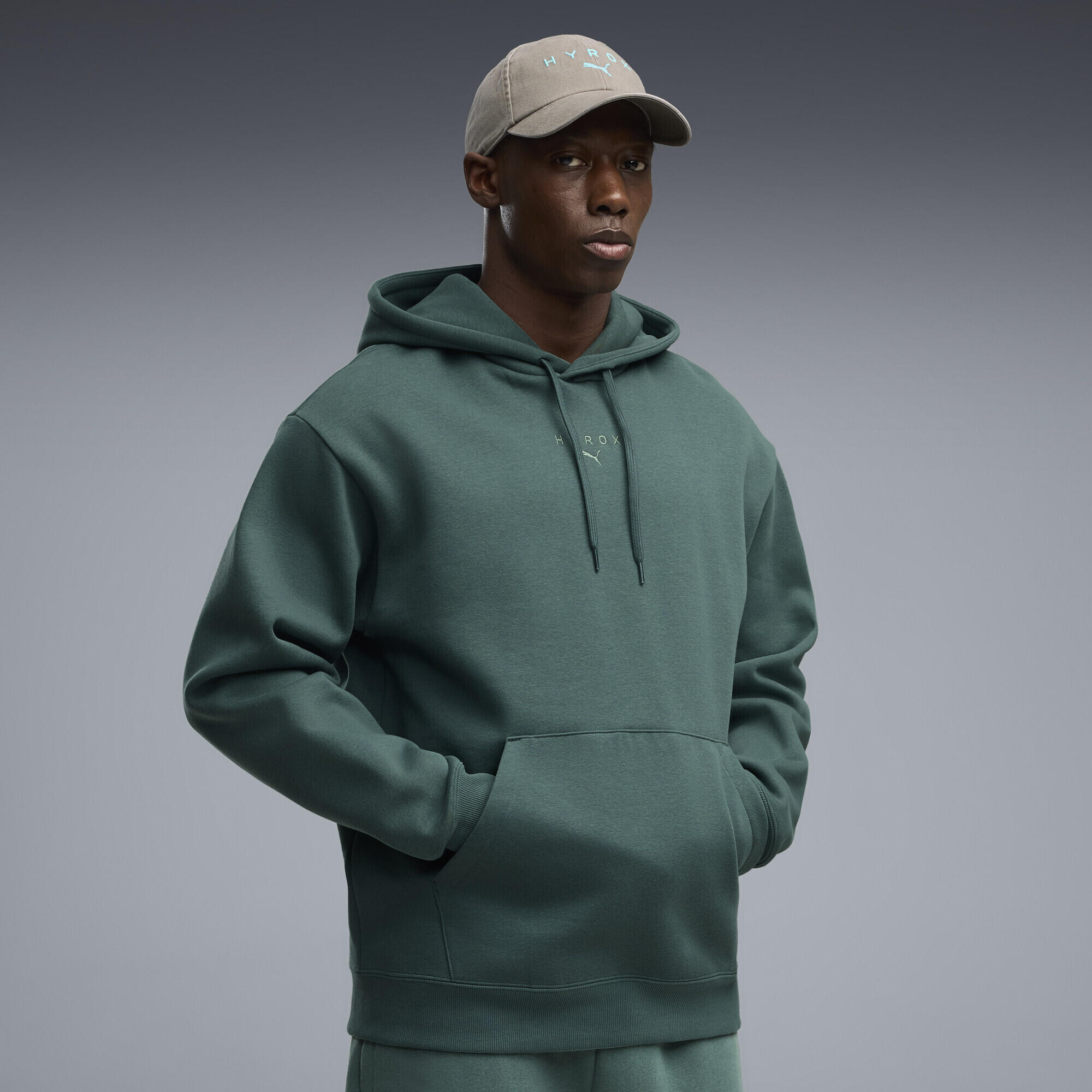 PUMA x HYROX Heavyweight hoodie voor heren PUMA 2/5