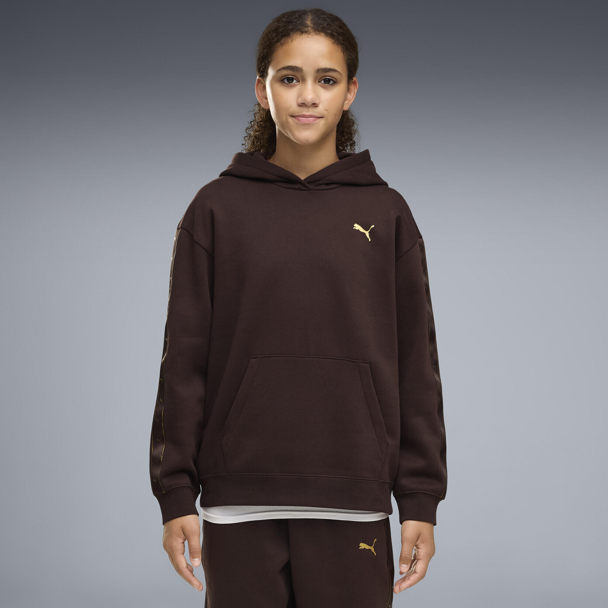 Sudadera con capucha Essentials Tape holgada Niño PUMA 2/5