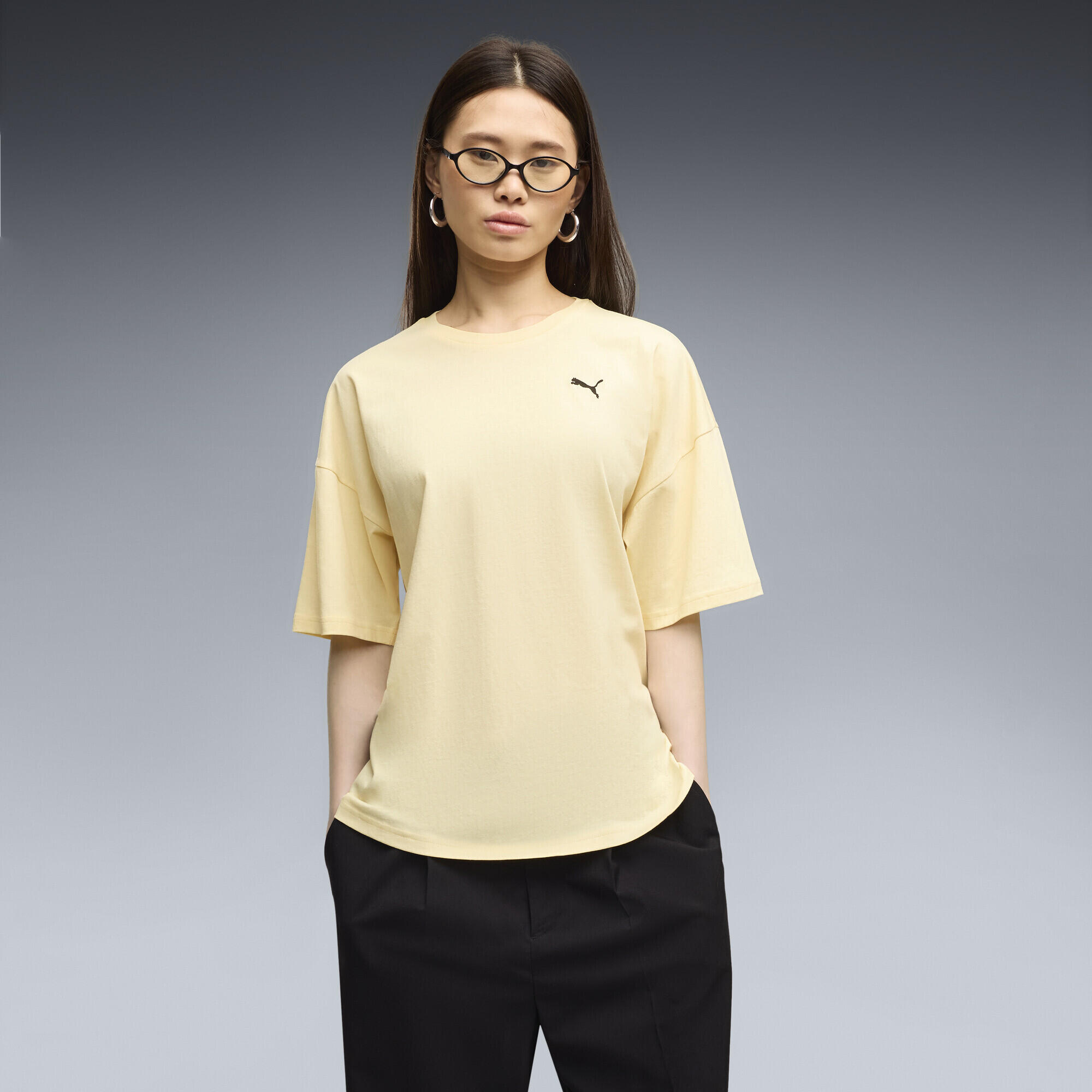 T-shirt oversize Wardrobe Essentials da donna PUMA 2/5