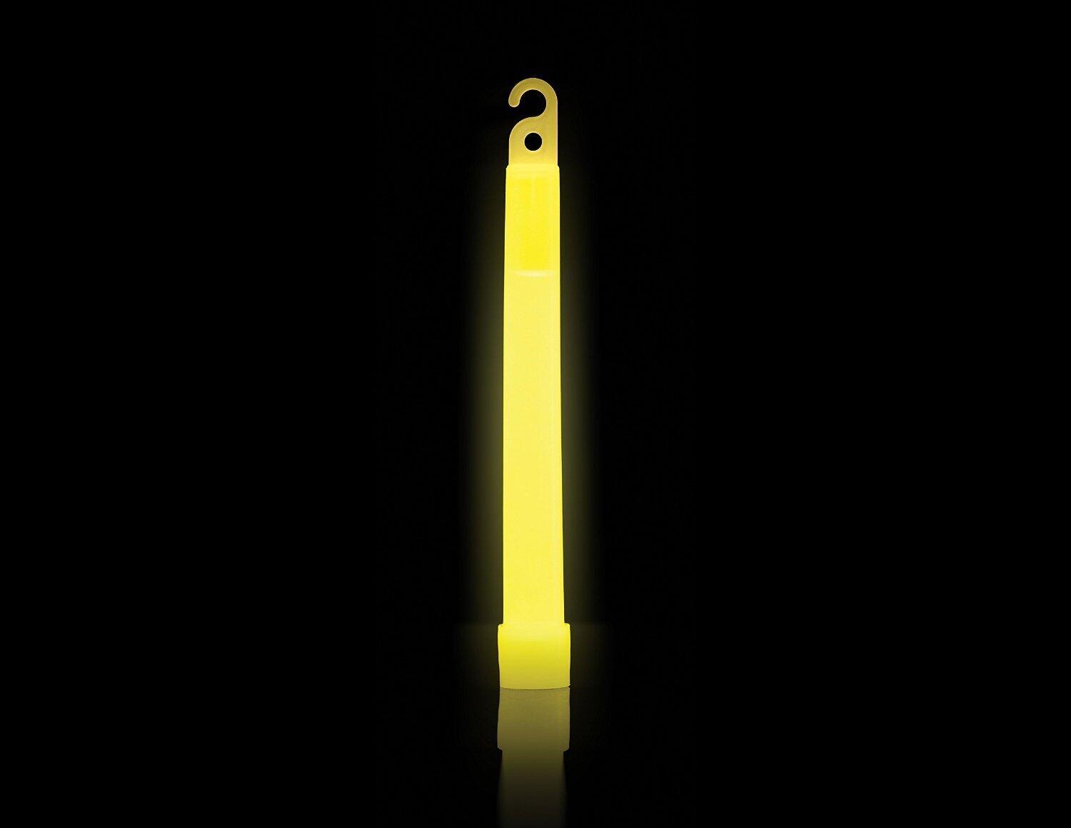 Snaplight industriels de qualité Chimique bâtons Lumineux, Jaune, 6 "de Long 4/4