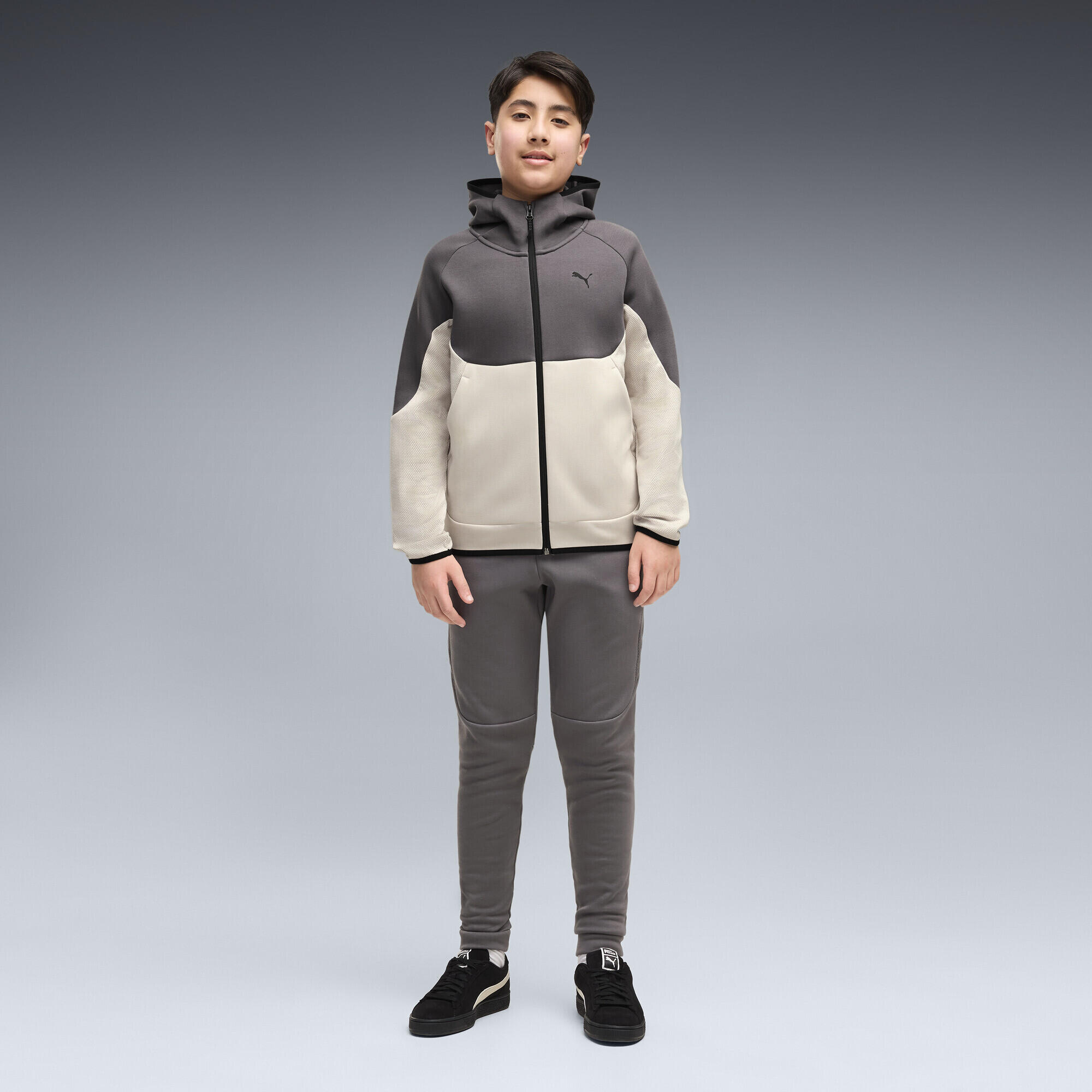 Felpa con cappuccio e zip PUMATECH Elevated per ragazzi PUMA 4/5