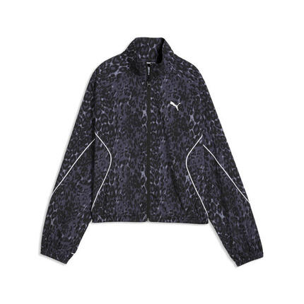 PUMA Sport Relaxed Animal Printed Full-Zip Jacke Damen PUMA