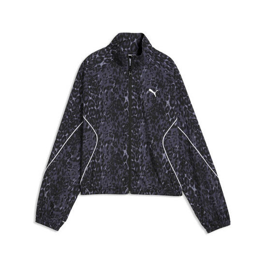 PUMA Sport Relaxed Animal Printed Full-Zip Jacke Damen PUMA