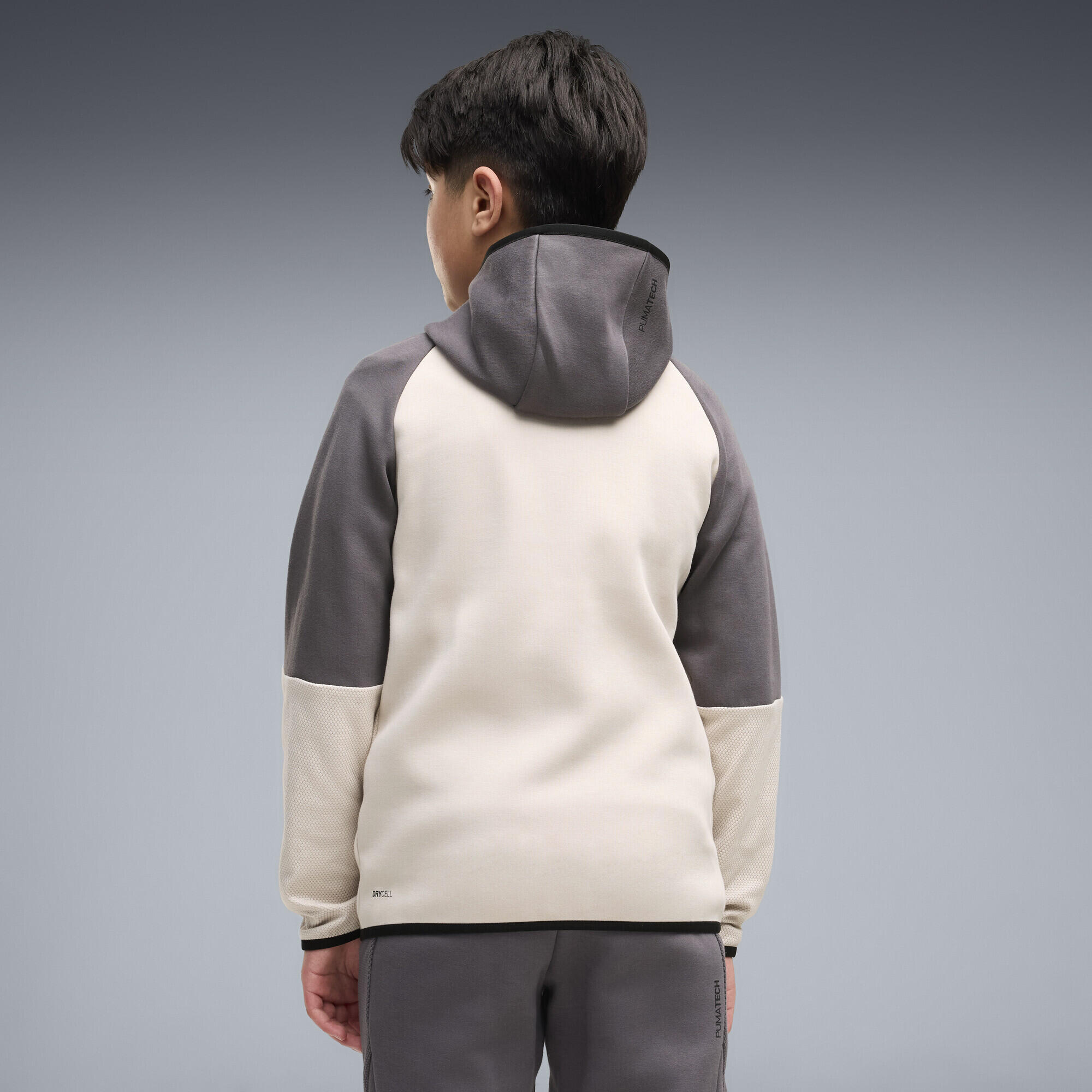 Felpa con cappuccio e zip PUMATECH Elevated per ragazzi PUMA 3/5