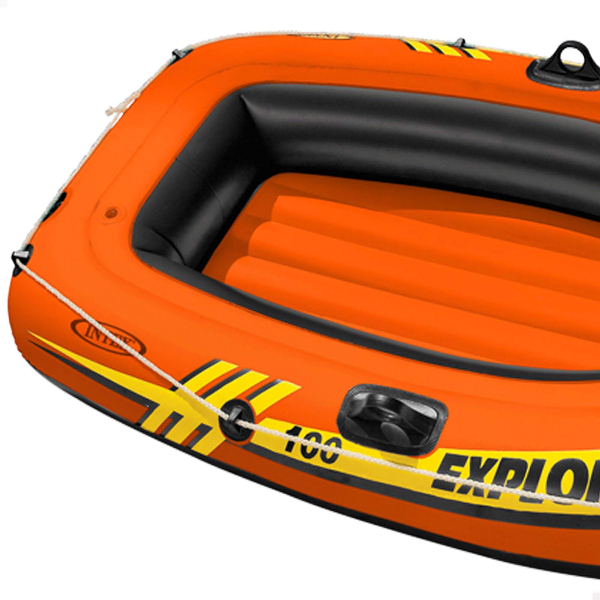 Explorer Pro Inflatable Boat, Boat Only, One Person (160 x 94 x 29 cm), Orange 6/7