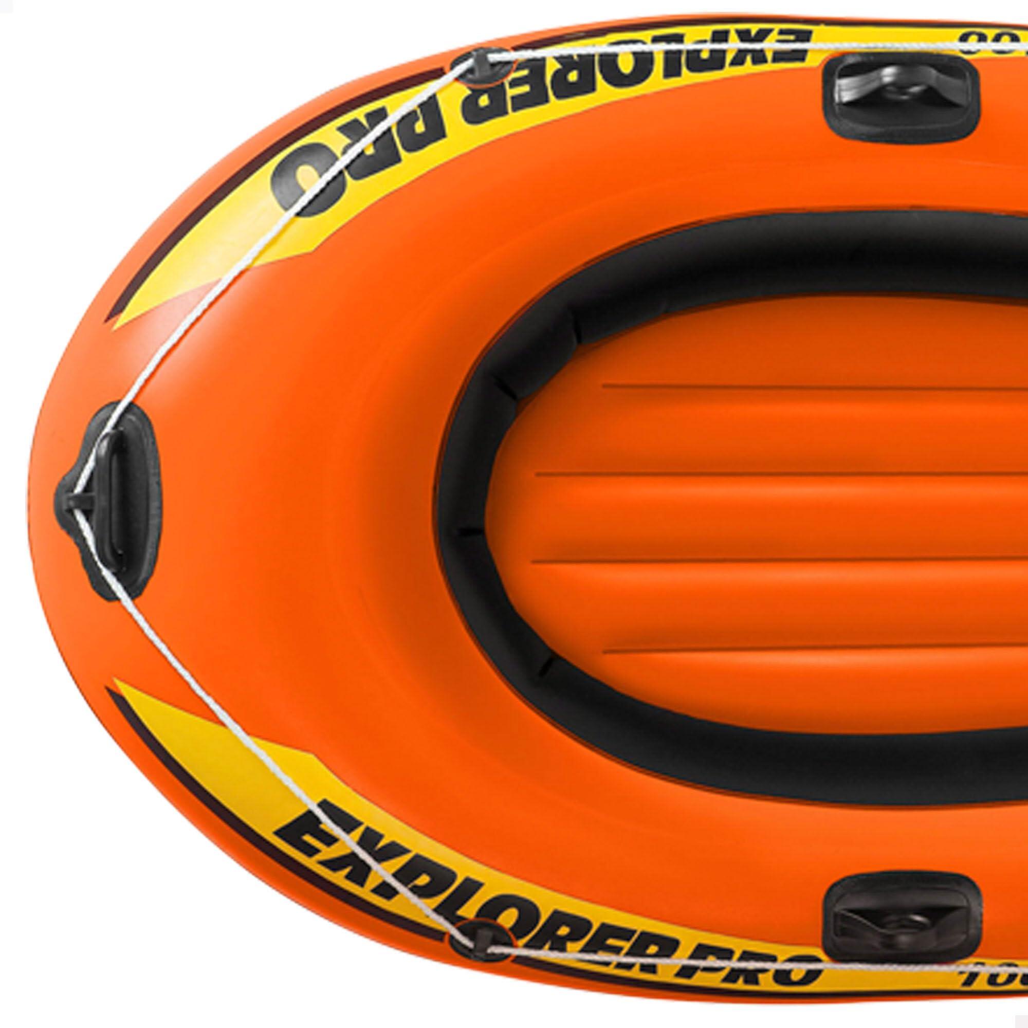 Explorer Pro Inflatable Boat, Boat Only, One Person (160 x 94 x 29 cm), Orange 5/7