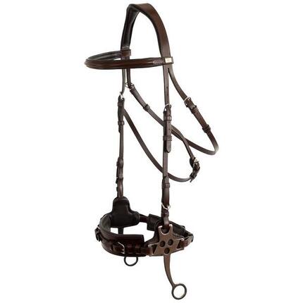 Bridon sans mors pour cheval anatomique BR Equitation Thornbury