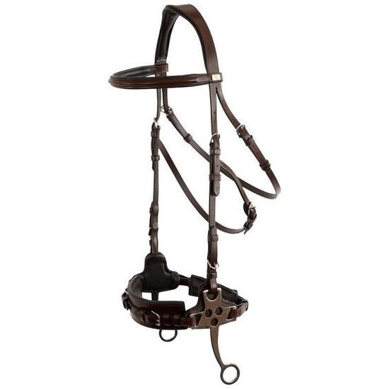 Bridon sans mors pour cheval anatomique BR Equitation Thornbury