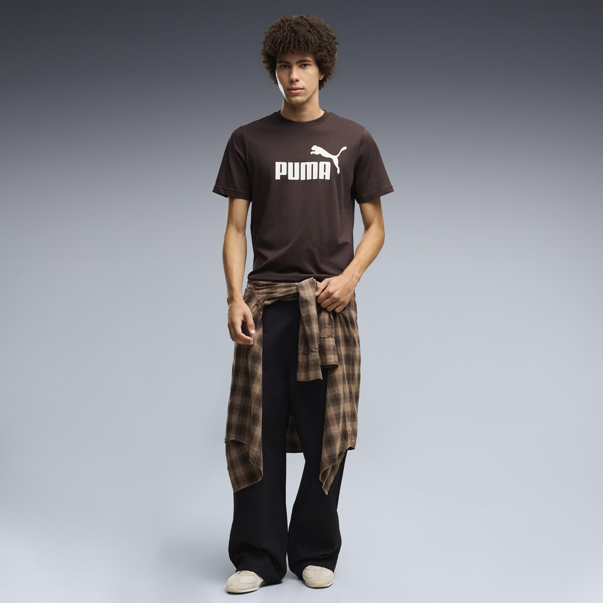 T-shirt homem confortável logótipo Ess No. 1 Logo Tee S PUMA 4/5