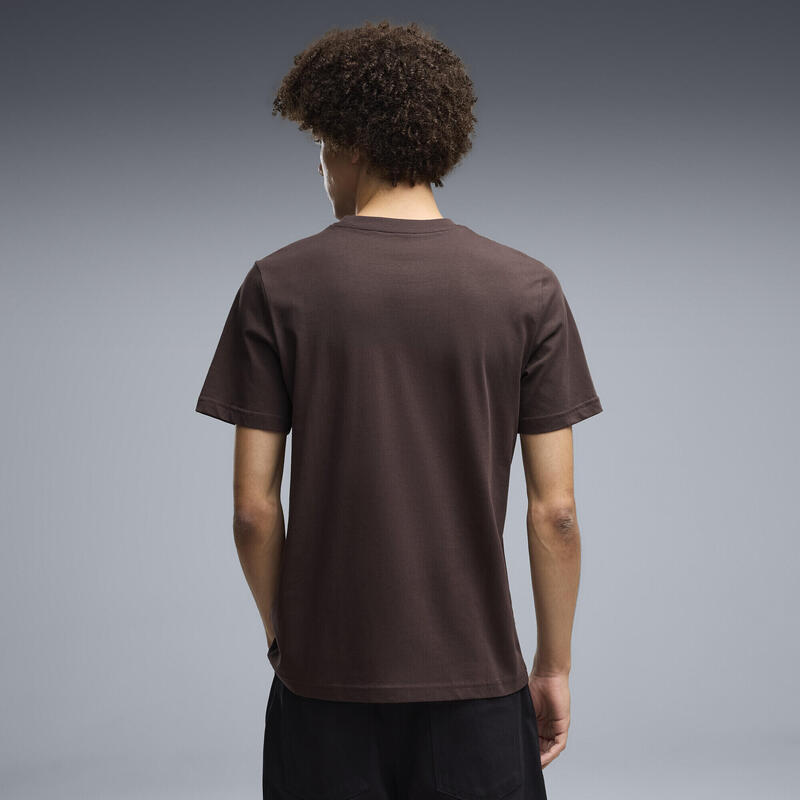 Tricou fitness bărbați logo guler rotund Ess No. 1 Logo Tee S, albastru PUMA
