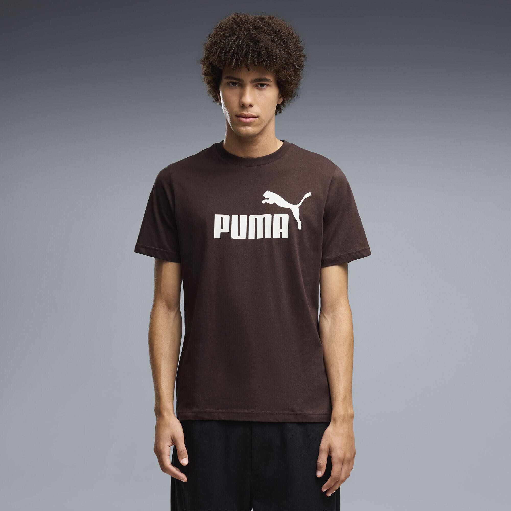 T-shirt homem confortável logótipo Ess No. 1 Logo Tee S PUMA 2/5