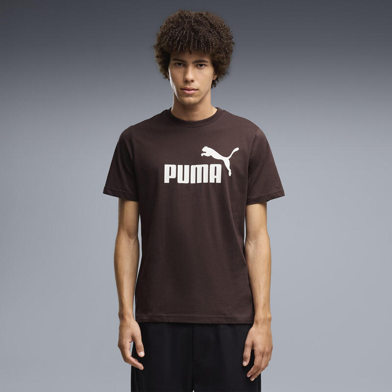 Tricou fitness bărbați logo guler rotund Ess No. 1 Logo Tee S, albastru PUMA