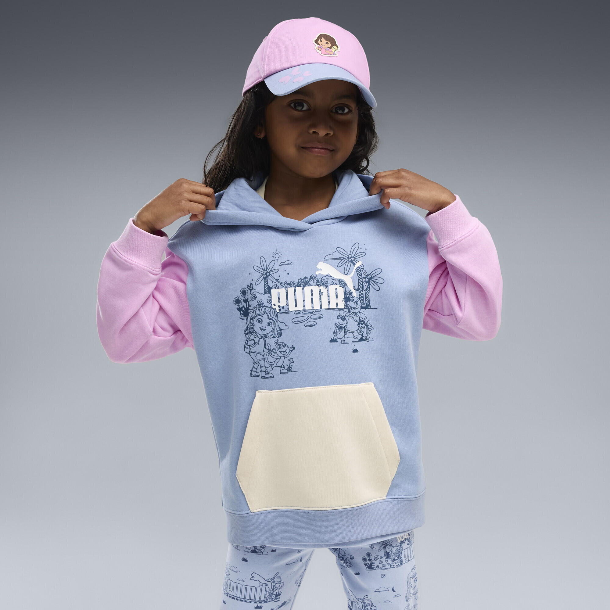 PUMA x DORA THE EXPLORER Sweatshirt com Capuz Gráfico Relaxed Menina PUMA 2/5