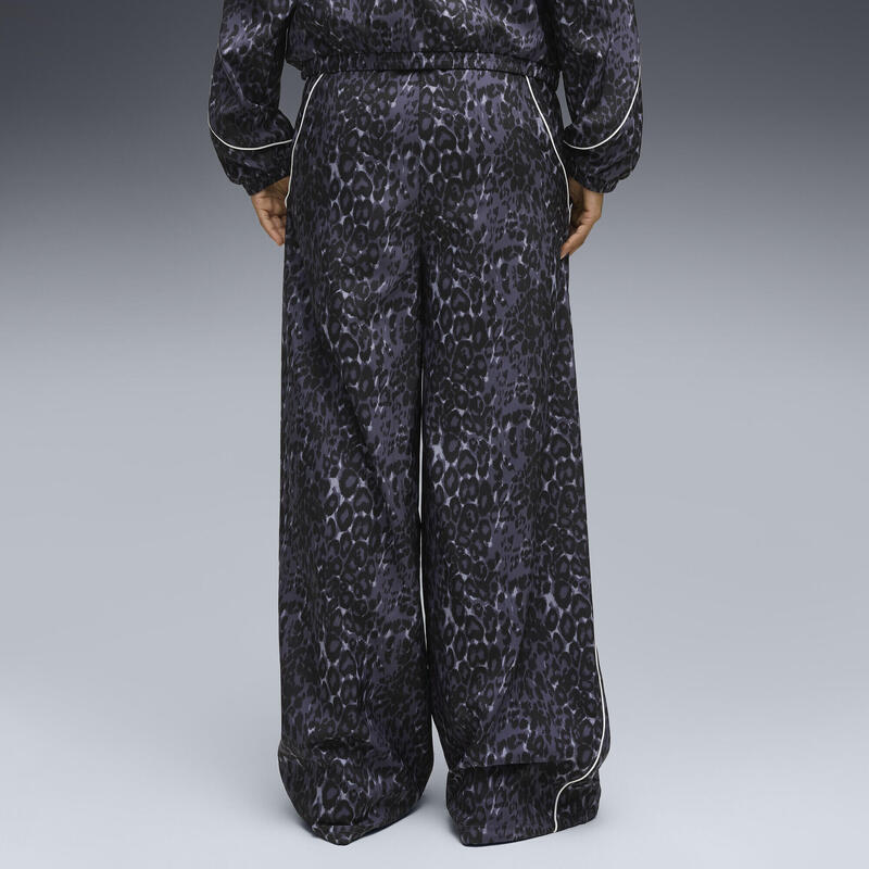 Pantaloni PUMA Sport Relaxed Animal Printed Wide Leg pentru femei PUMA