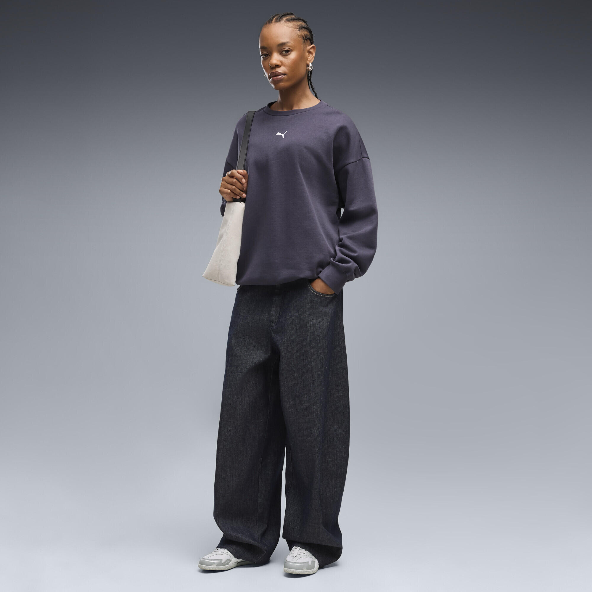 Essentials oversized top met ronde hals voor dames PUMA 4/5