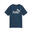 Tricou copii mânecă scurtă Essentials Colour No.1 Logo, bleumarin PUMA