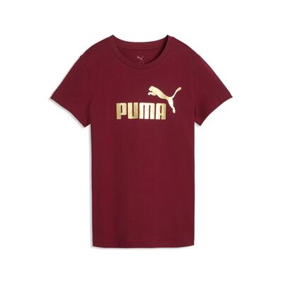 Ess metallic no. 1 logo t-shirt voor dames puma