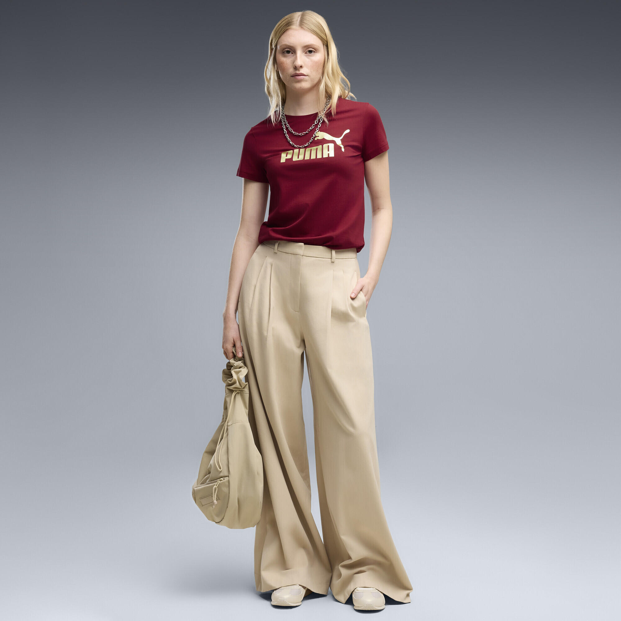 Camiseta ESS METALLIC con logotipo n.º 1 Mujer PUMA 4/5