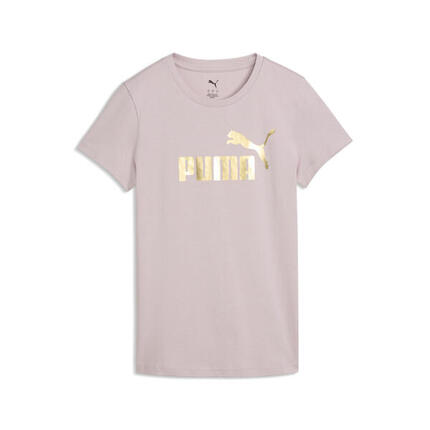 ESS METALLIC No. 1 Logo T-Shirt Damen PUMA