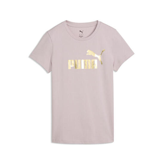 ESS METALLIC No. 1 Logo T-Shirt Damen PUMA