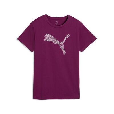 Graphics lace cat t-shirt voor dames puma